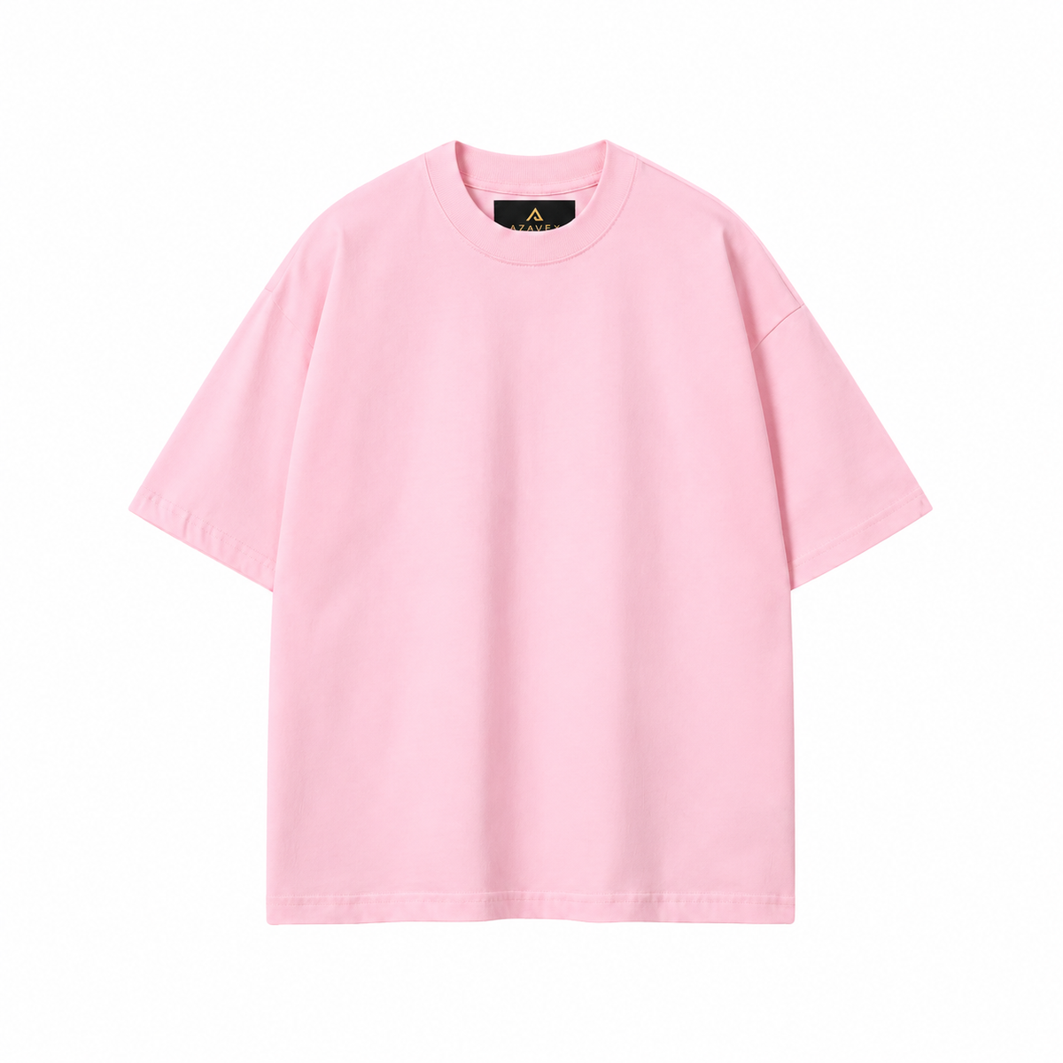 Ivory Everyday Cotton Tee — pink — front view