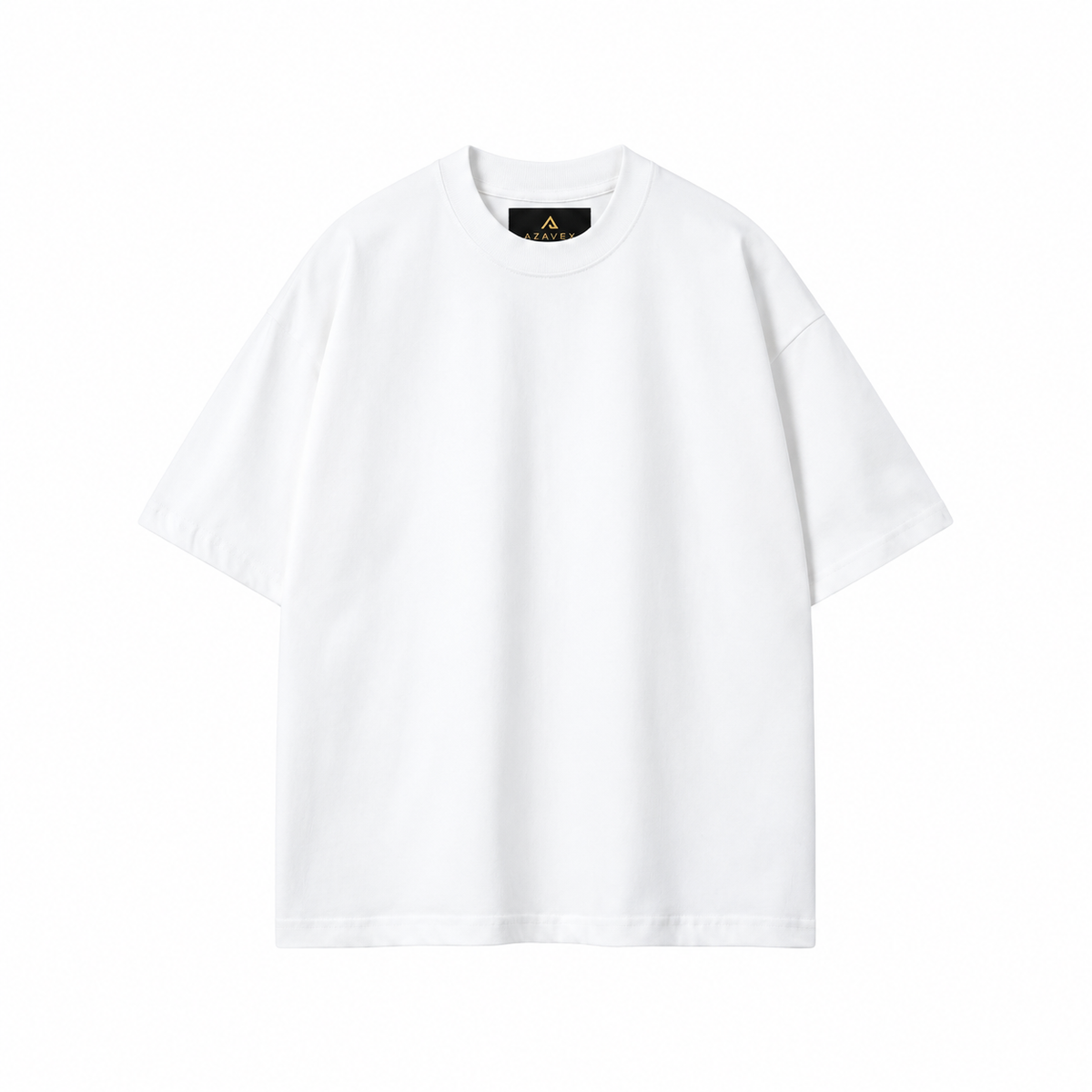 Ivory Everyday Cotton Tee — white — front view