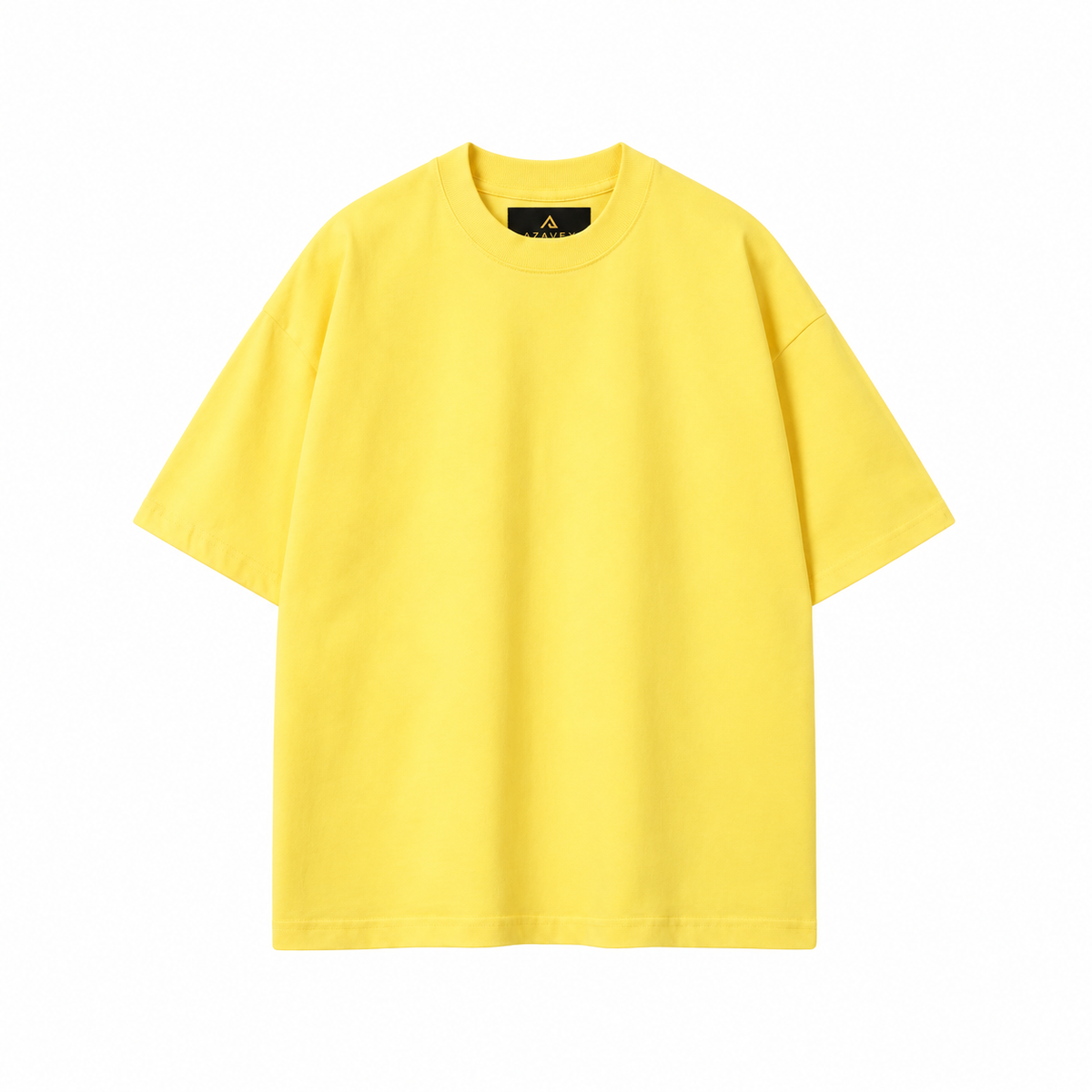 Ivory Everyday Cotton Tee — yellow — front view