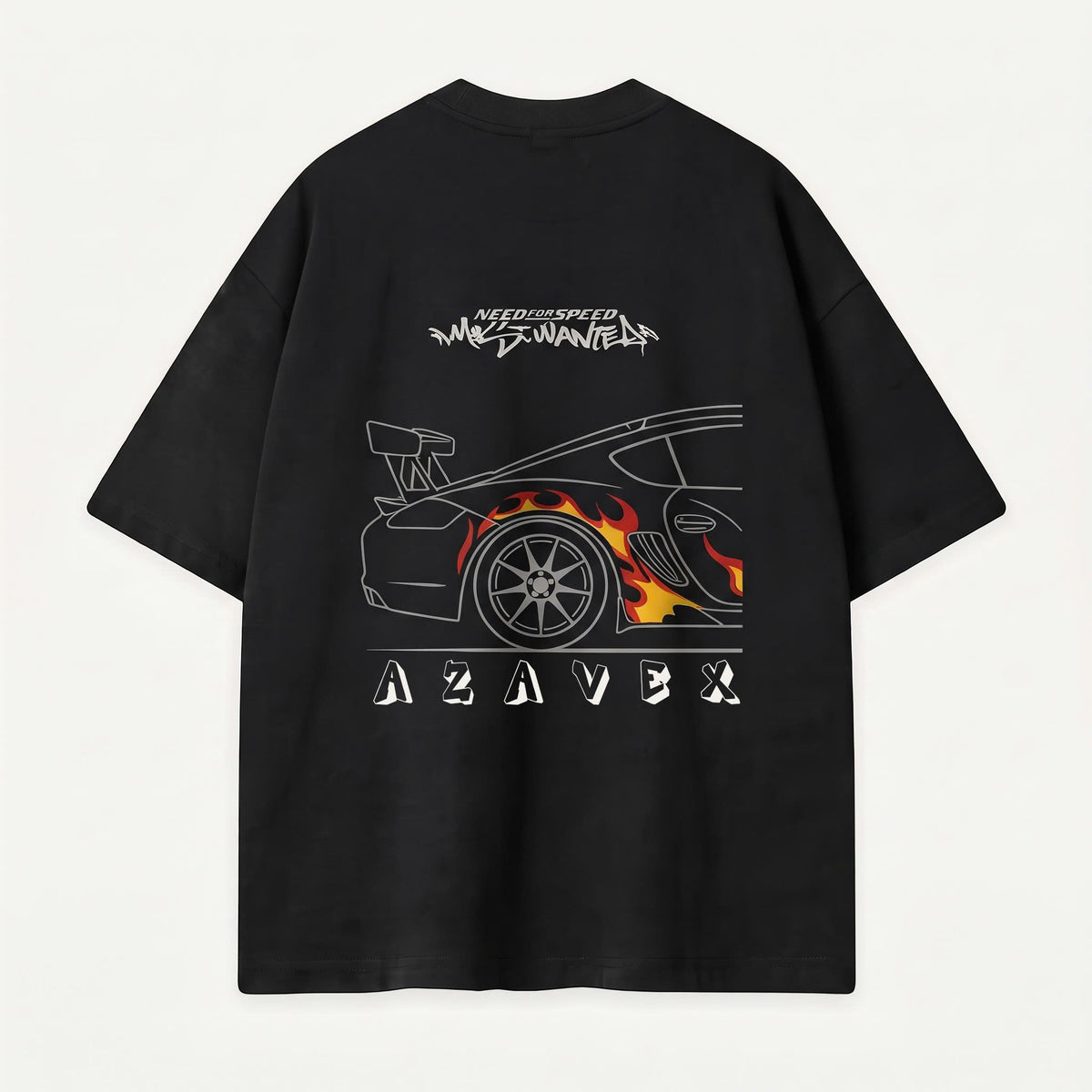 Flame Runner Motors Tee — back view