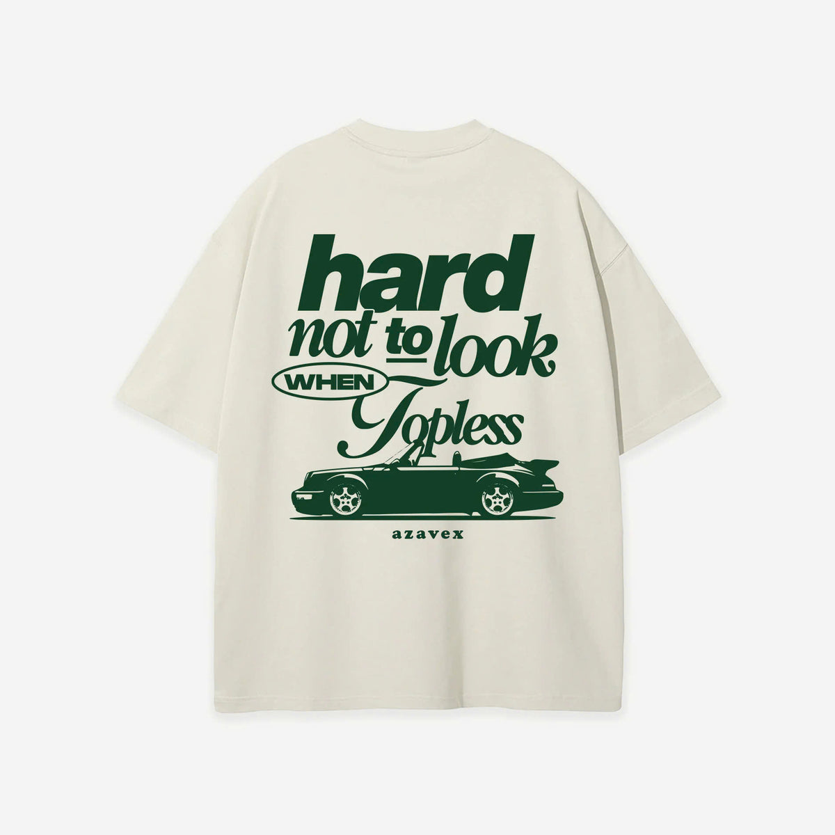 Hard Not to Look Motors Tee — back view