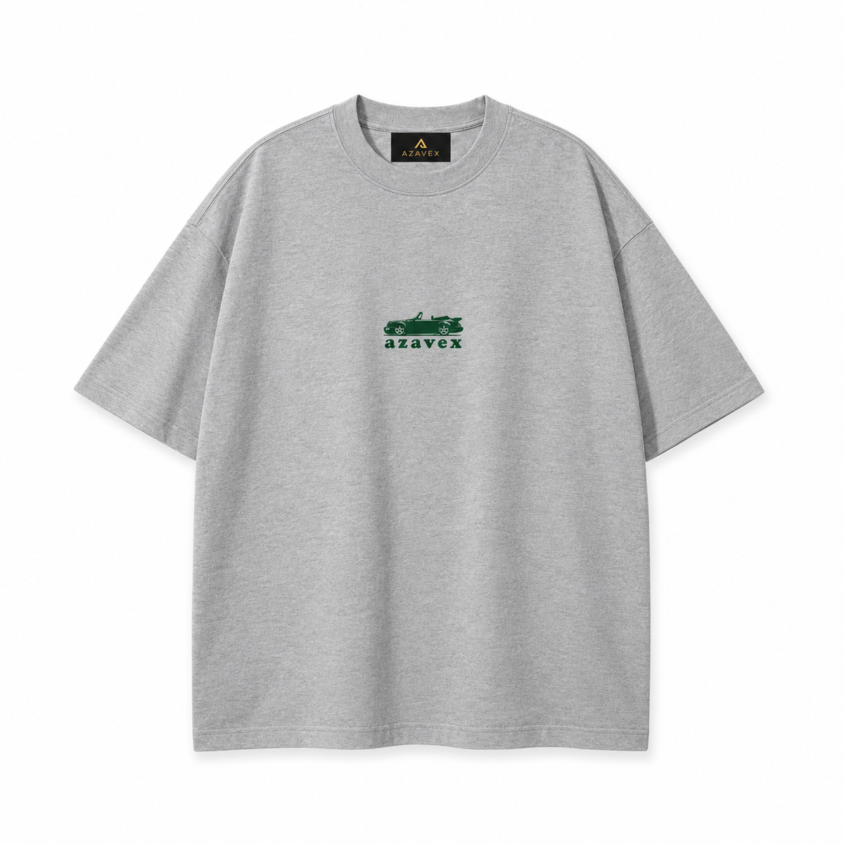 Hard Not to Look Motors Tee — gray — front view