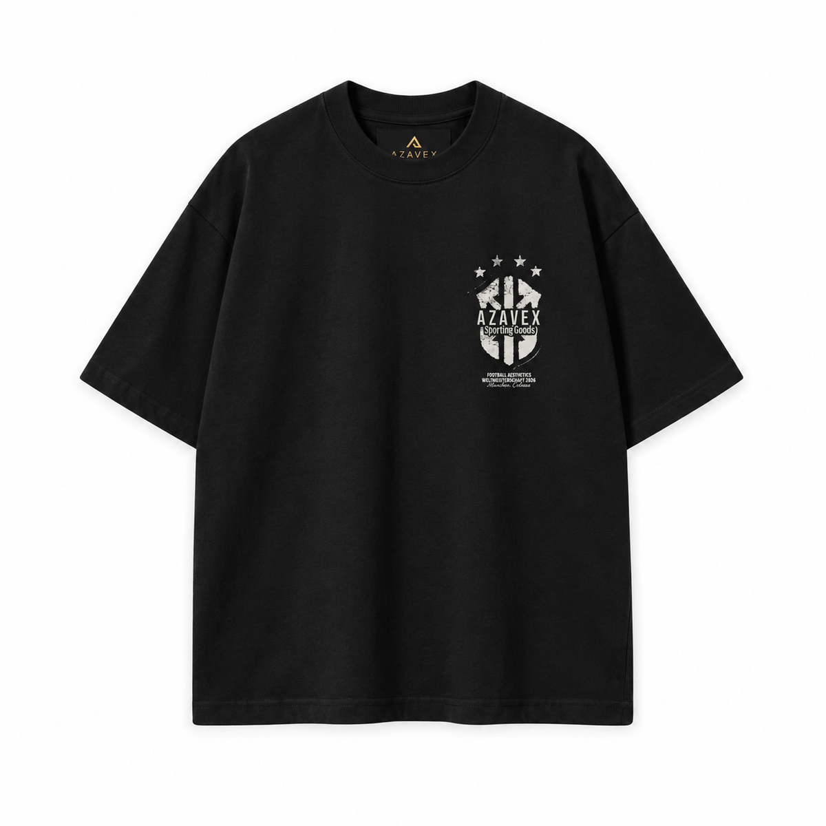 Another Dream Motorsport Tee — black — front view