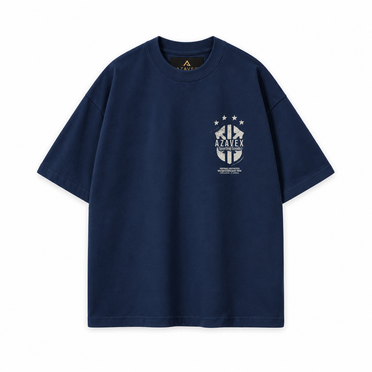 Another Dream Motorsport Tee — navy — front view