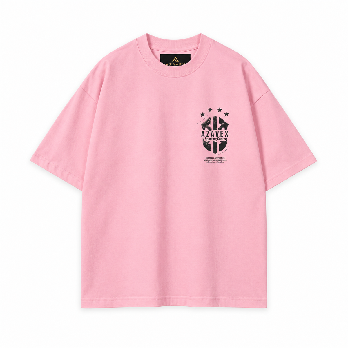 Another Dream Motorsport Tee — pink — front view