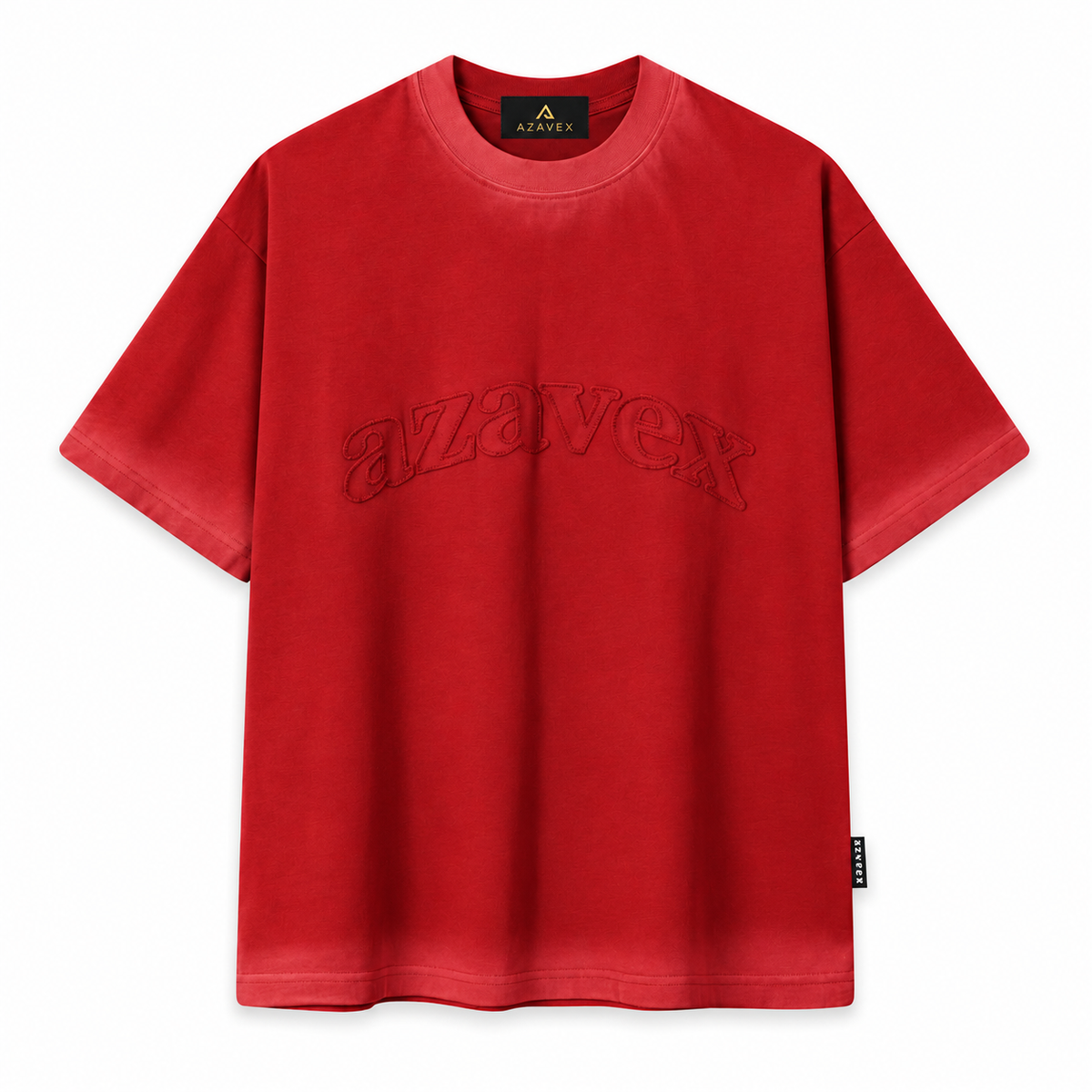 Tonal Signature Cocoa Tee — red — front view