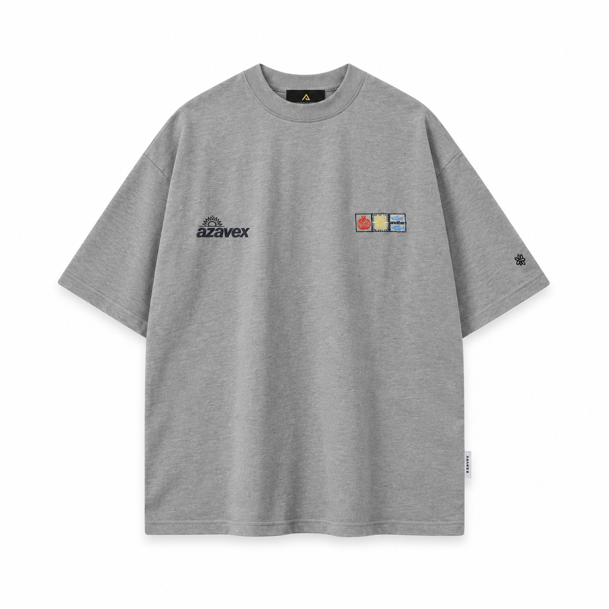 Four Seasons Art Panel Tee — gray — front view