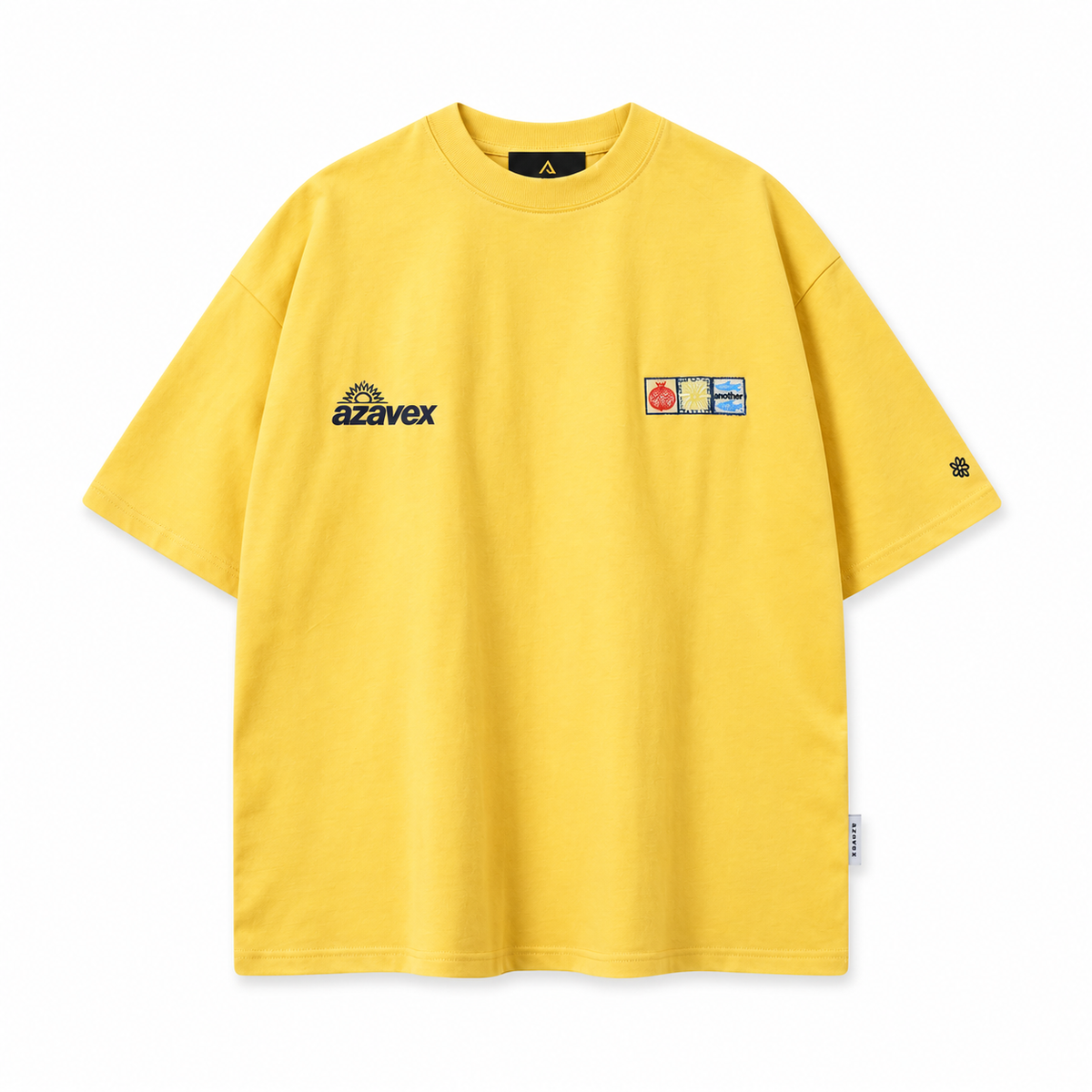 Four Seasons Art Panel Tee — yellow — front view