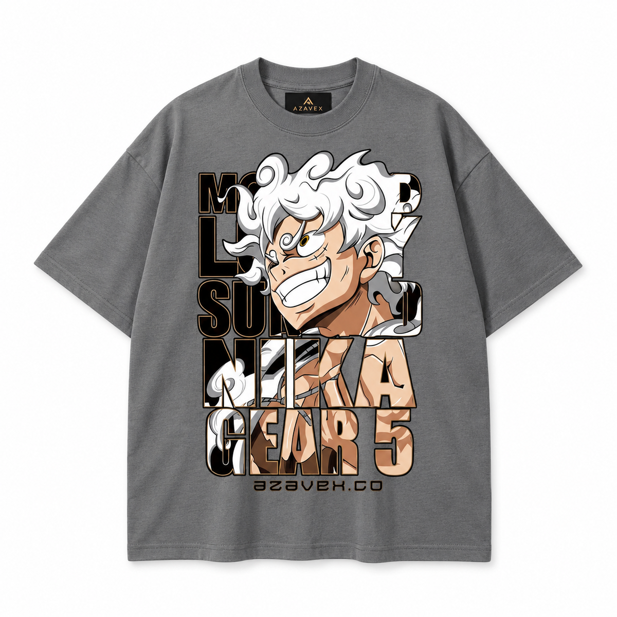 Gear Five Energy Tee — gray — front view