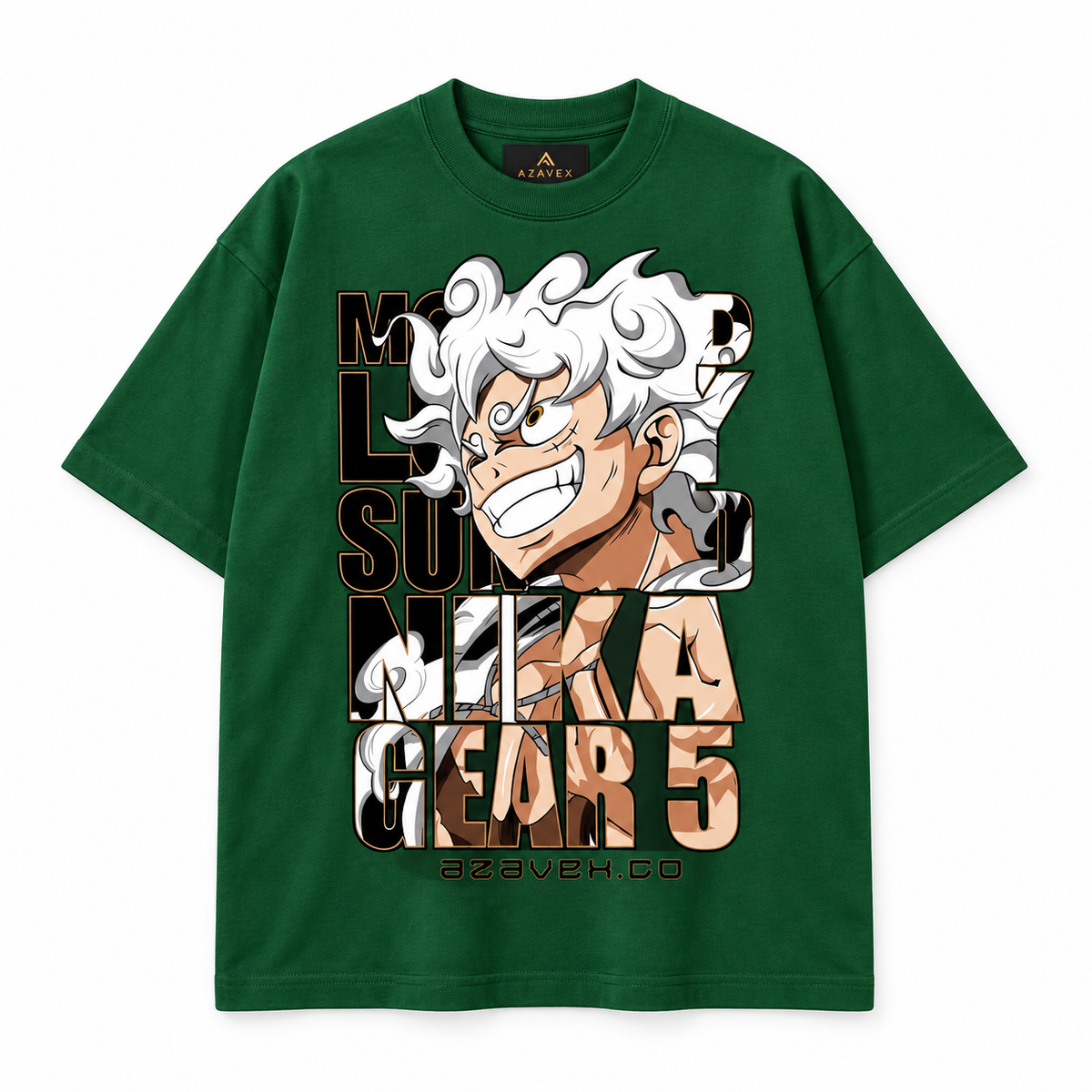 Gear Five Energy Tee — green — front view