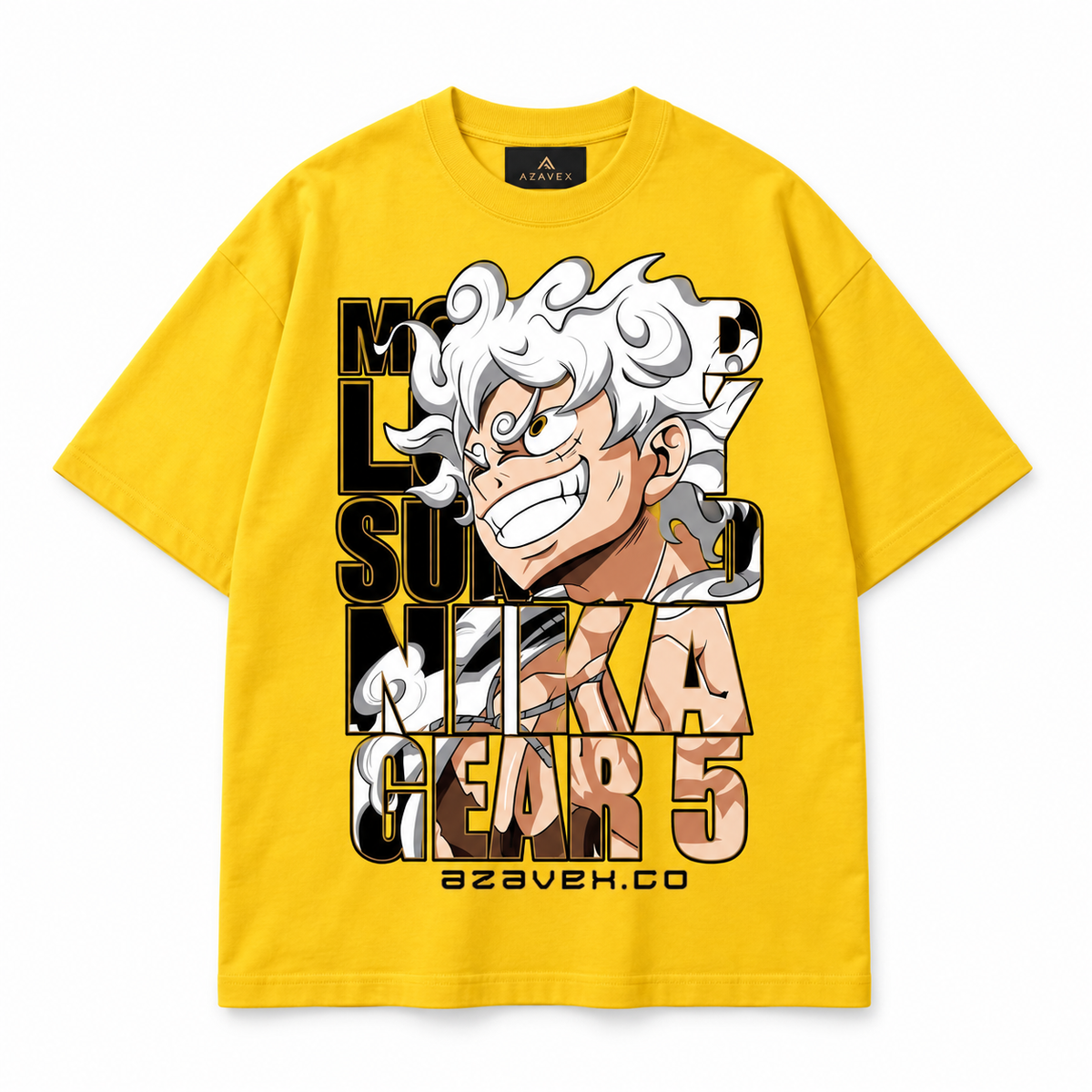 Gear Five Energy Tee — yellow — front view