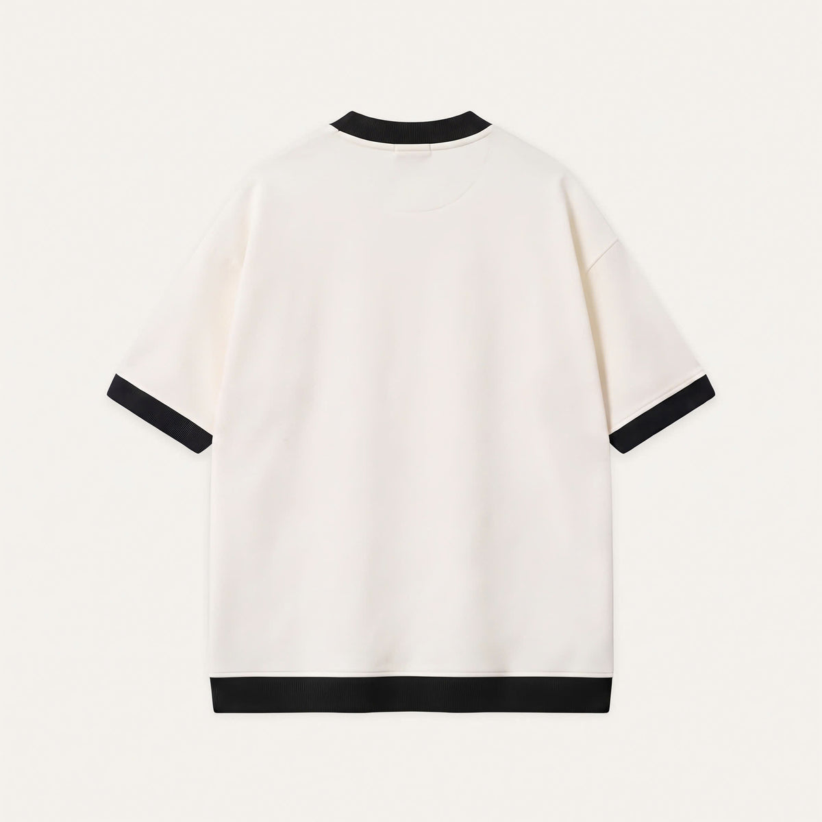 Contrast Trim Signature Tee — back view