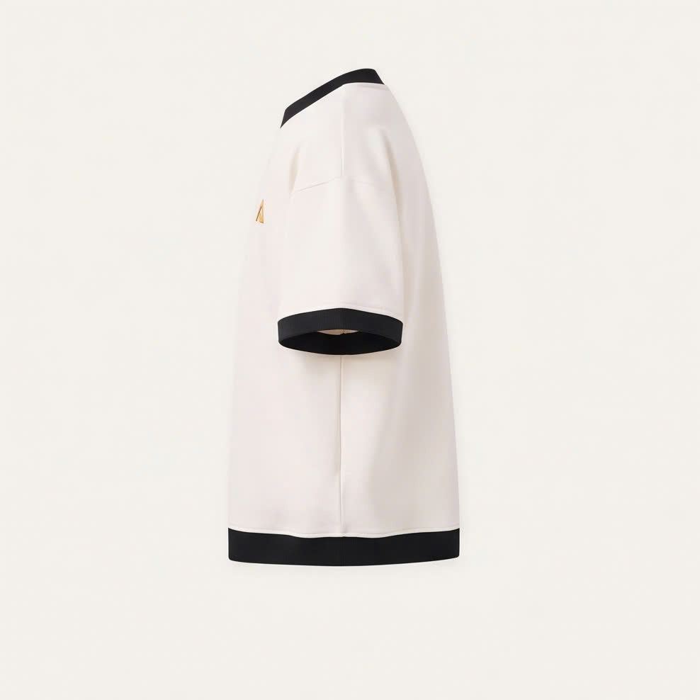 Contrast Trim Signature Tee — left view