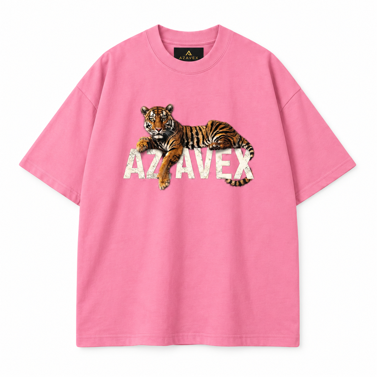 No Limits Tiger Tee — pink — front view