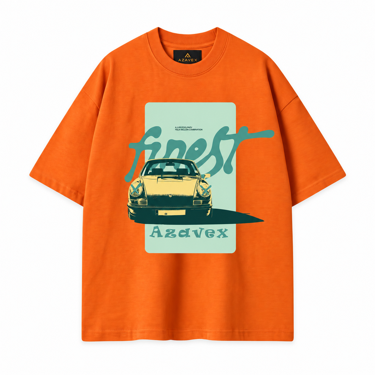 Classic Roadster Club Tee — orange — front view