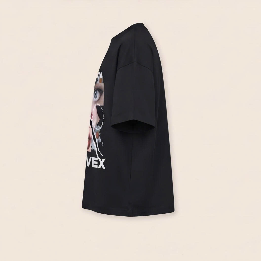 Downtown Daisy Collage Tee — left view
