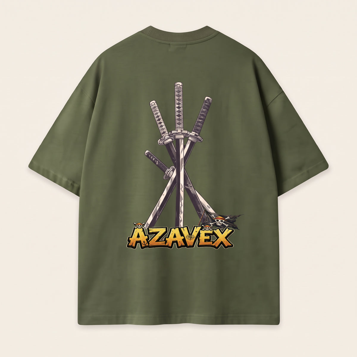 Three Swords Ronin Tee — back view