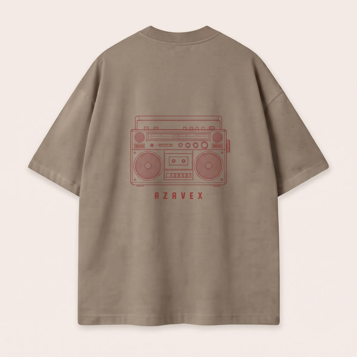 Ignore the Noise Boombox Tee — back view