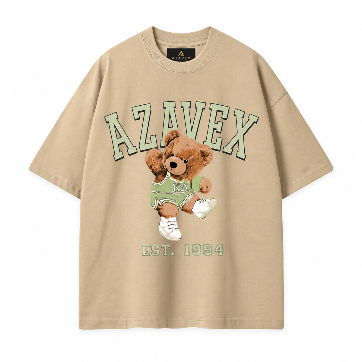 Varsity Bear 1994 Tee — beige — front view