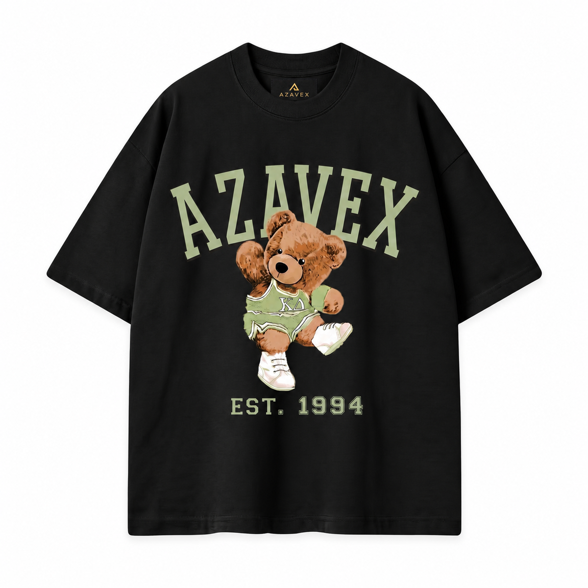 Varsity Bear 1994 Tee — black — front view