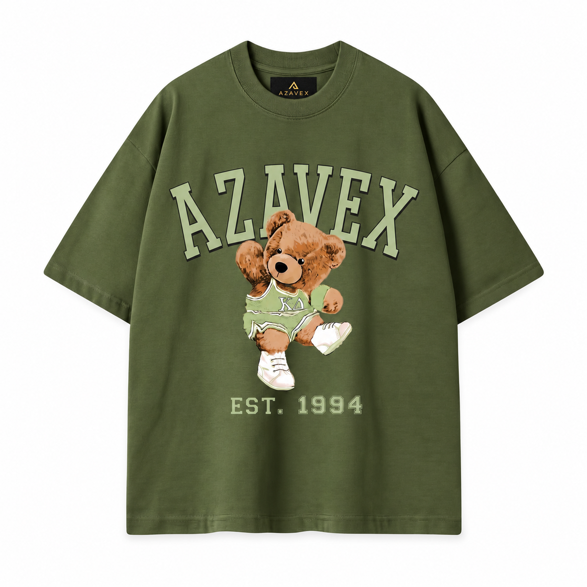 Varsity Bear 1994 Tee — green — front view