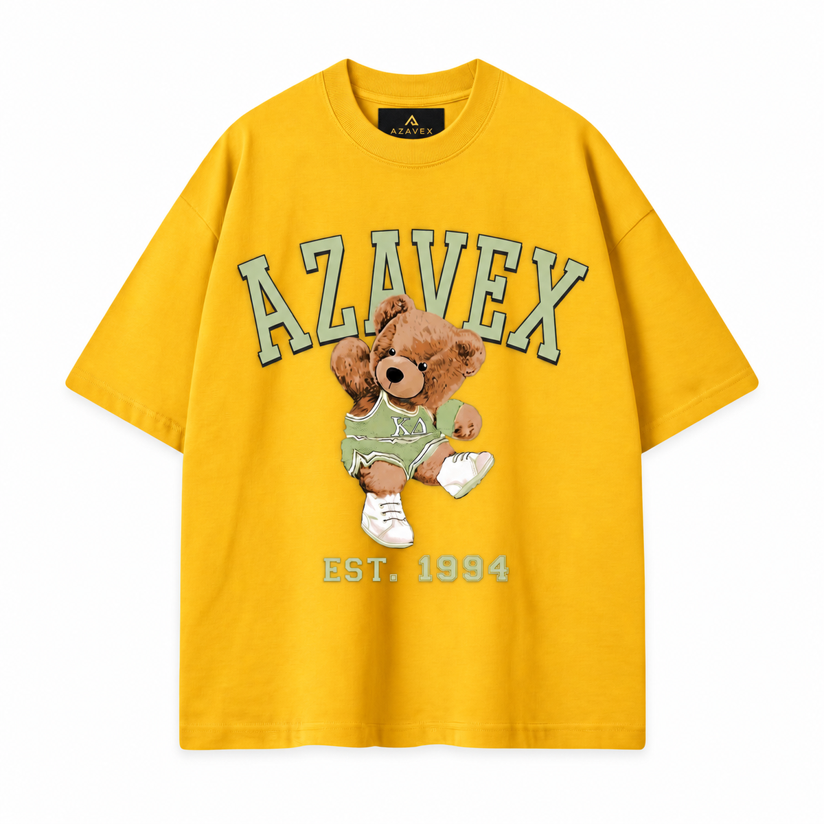 Varsity Bear 1994 Tee — yellow — front view