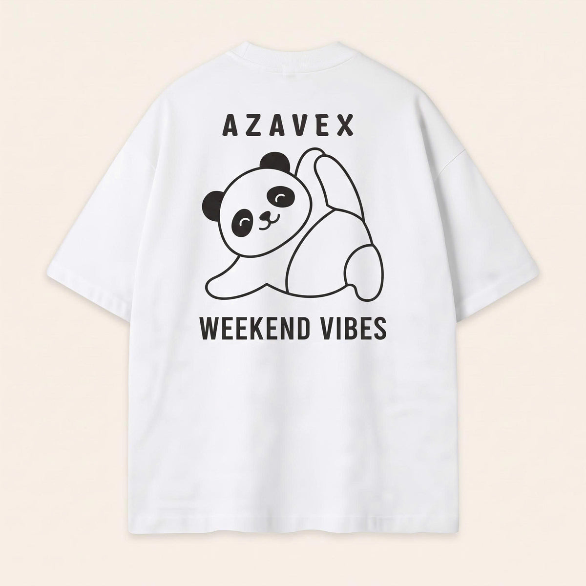 Panda Mood of the Week Tee — back