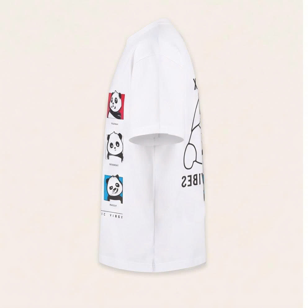 Panda Mood of the Week Tee — left