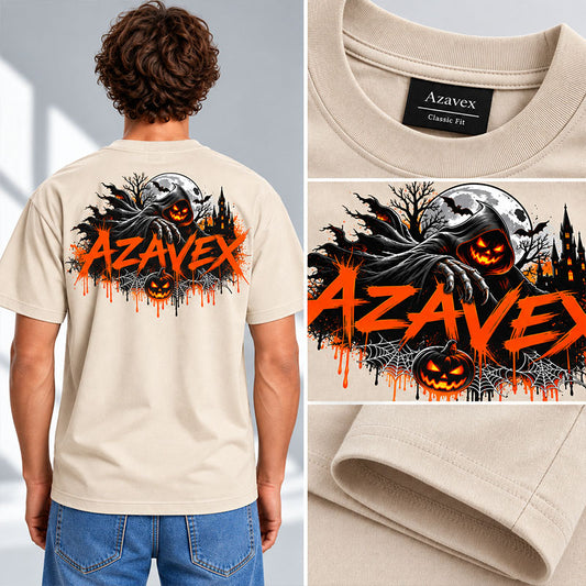 AZAVEX Hellfire Rider Halloween T-Shirt
